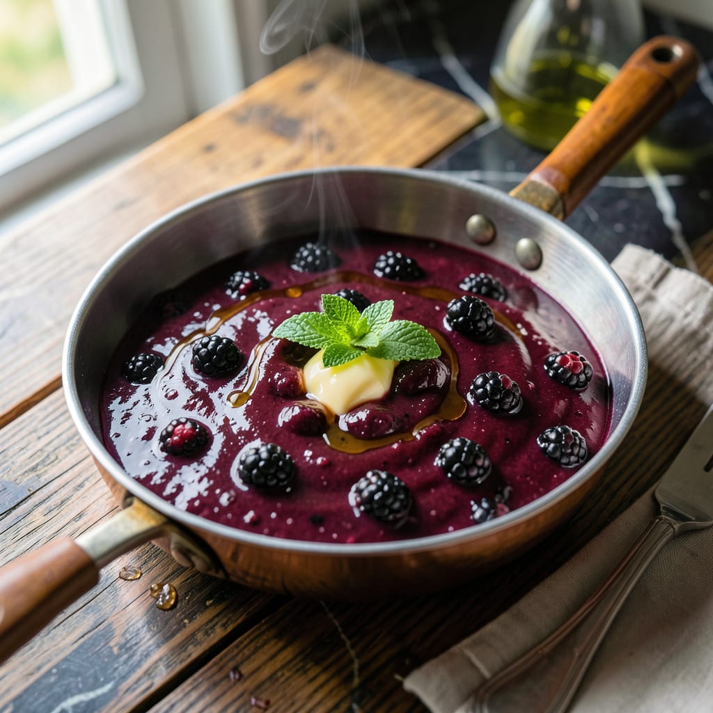 Comprehensive Blackberry Bourbon Sauce Recipe: Bold Fruit Infused Glaze for Desserts visual reference