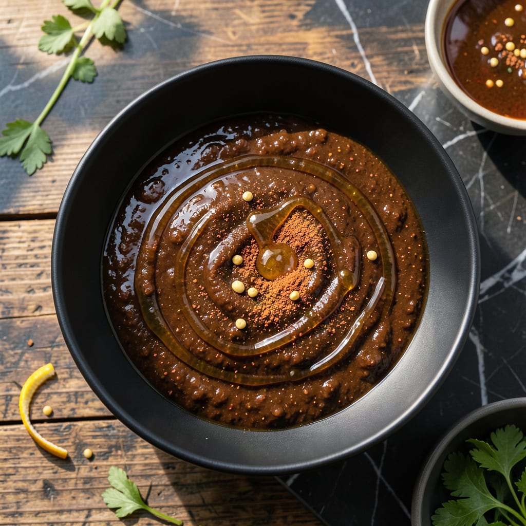 Blacklock Chop Sauce Recipe: Smoky Umami Drizzle for Grilled Meats illustration with key details