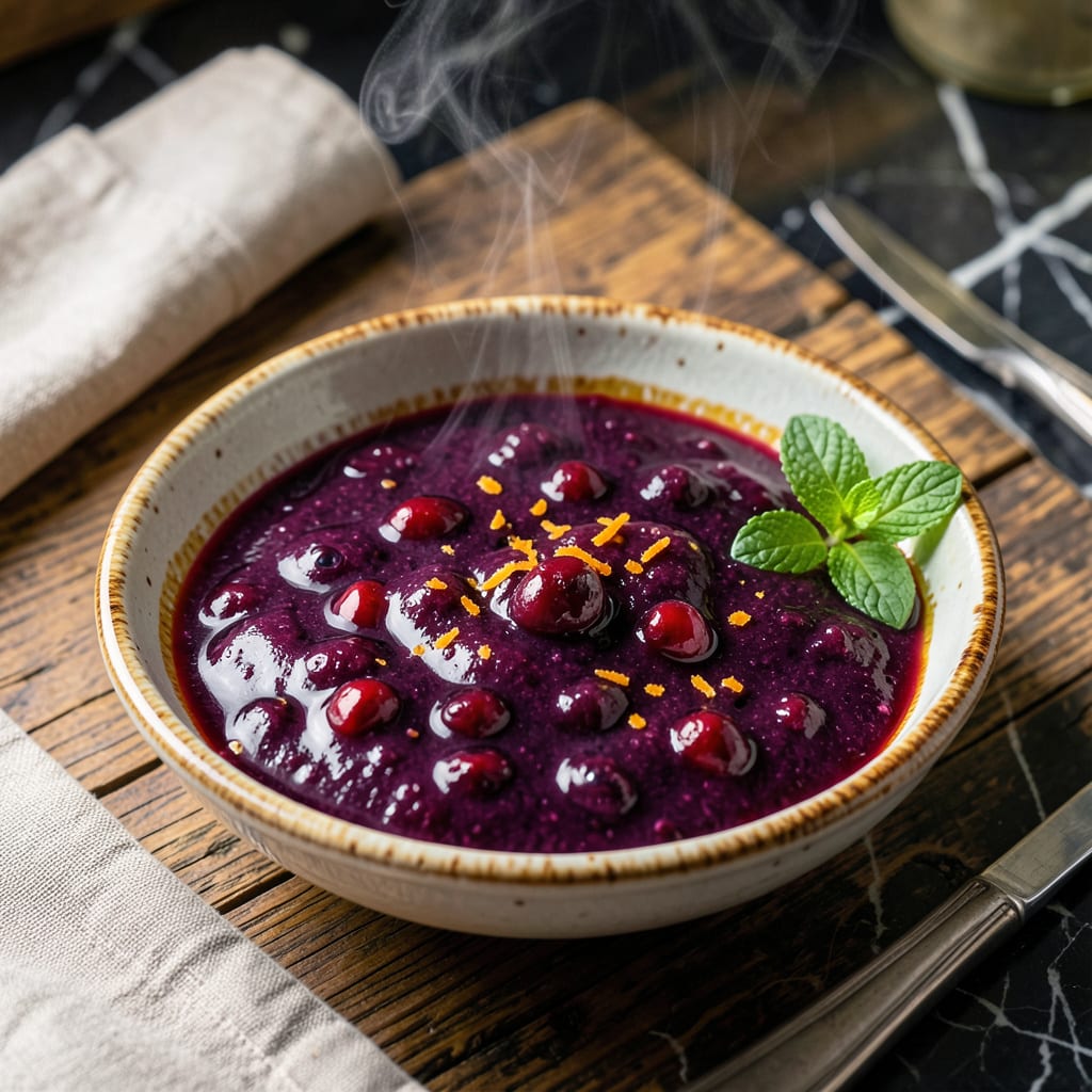 Blue Cranberry Sauce Recipe: Tart and Vibrant Holiday Companion example with annotations