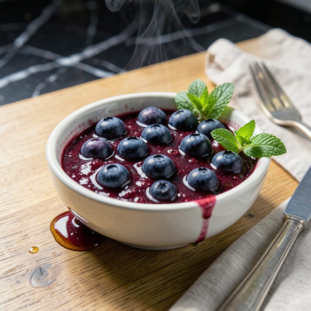 Blueberry Sauce Recipe No Cornstarch: Naturally Thick and Glossy illustration with key details