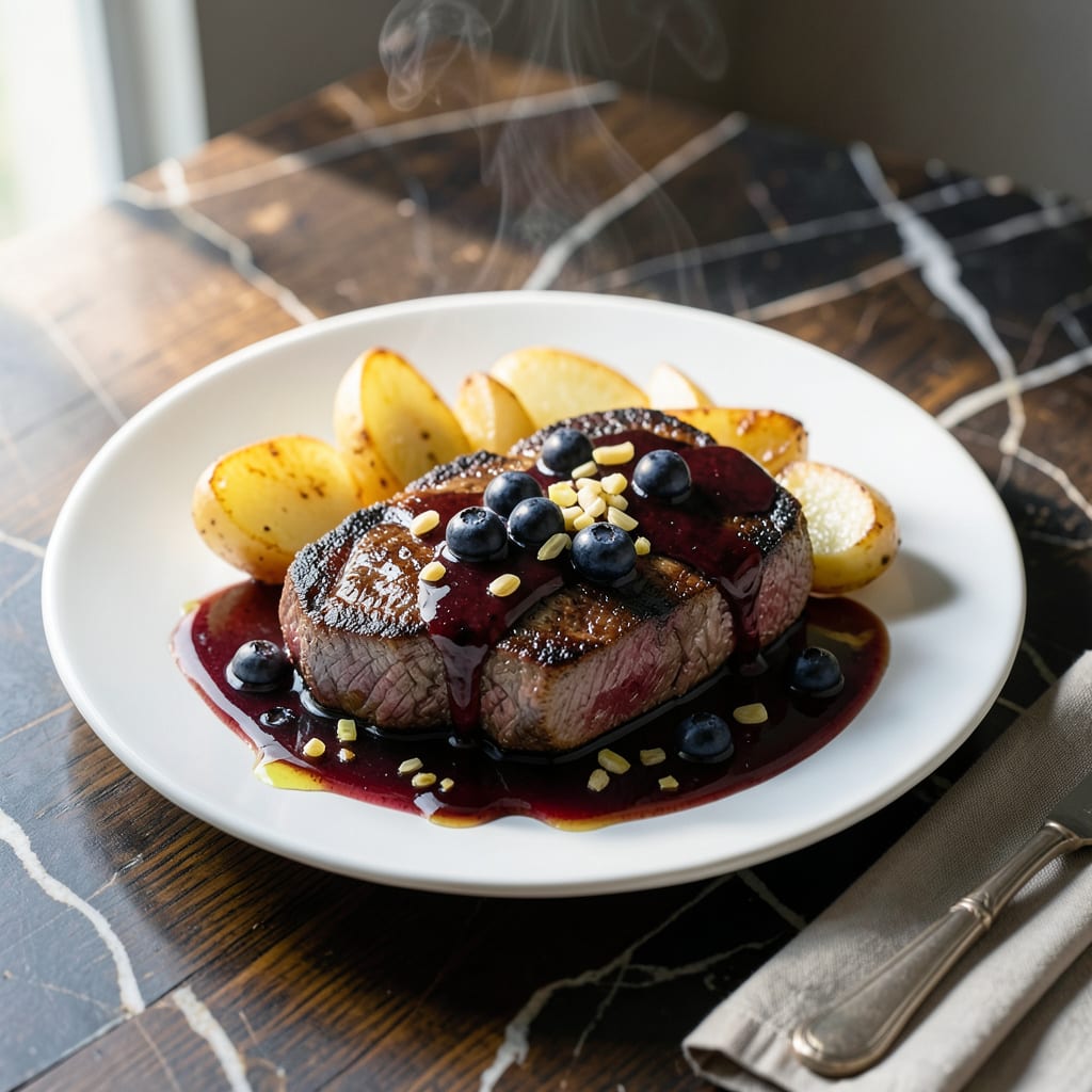 Complete Blueberry Steak Sauce Recipe: Sweet Tart Glaze for Grilled Meats overview image