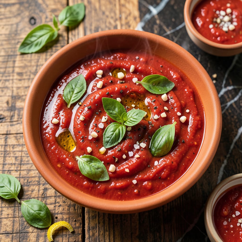 Bocce Pizza Sauce Recipe: Authentic Italian Base for Wood Fired Flavor example with annotations