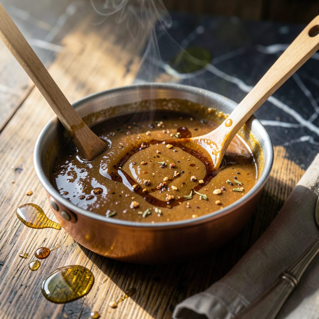 Boneyard BBQ Sauce Recipe: Sweet and Smoky Backyard Staple illustration with key details