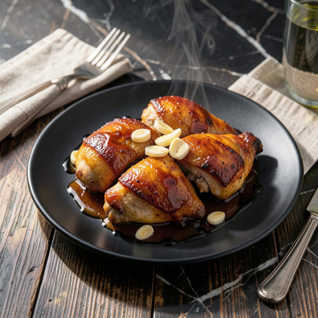 Bottled Teriyaki Sauce Chicken Recipe: Sweet and Sticky Weeknight Dinner example with annotations