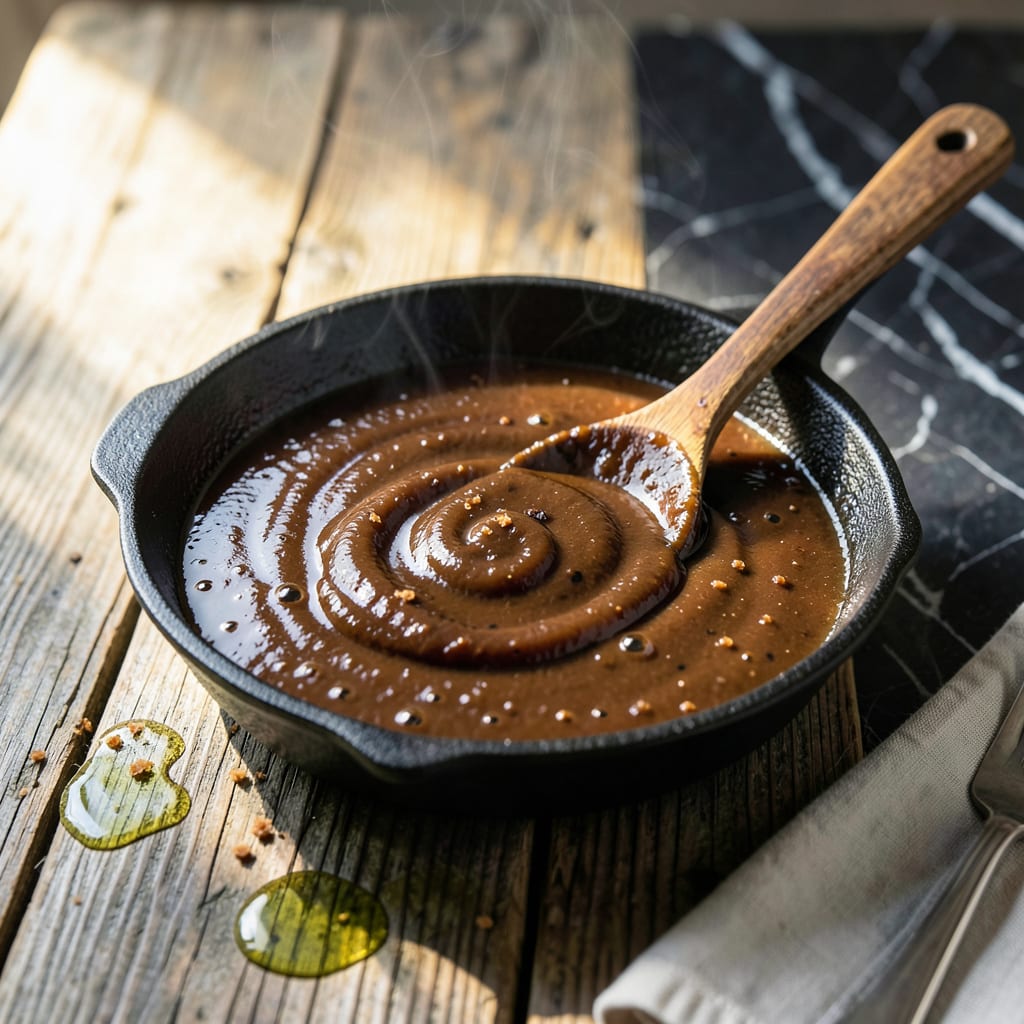Visual representation of Bourbon BBQ Sauce Recipe: Smoky Sweet Depth for Grilled Meats