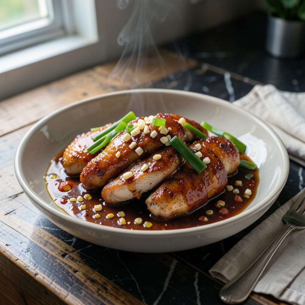 Bourbon Chicken Sauce Recipe: Sweet and Smoky Glaze for Stir Fries example with annotations