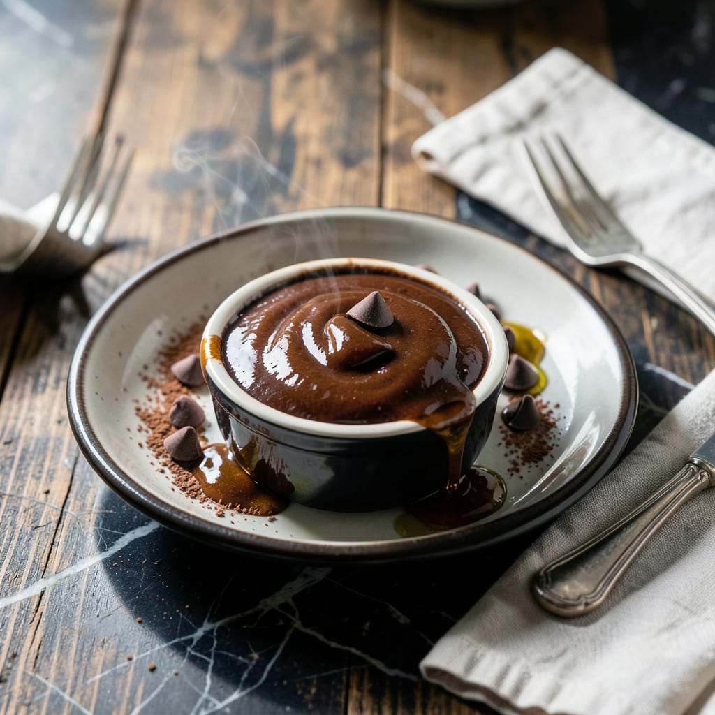 Visual representation of Bourbon Chocolate Sauce Recipe: Rich Decadence for Dessert Drizzling