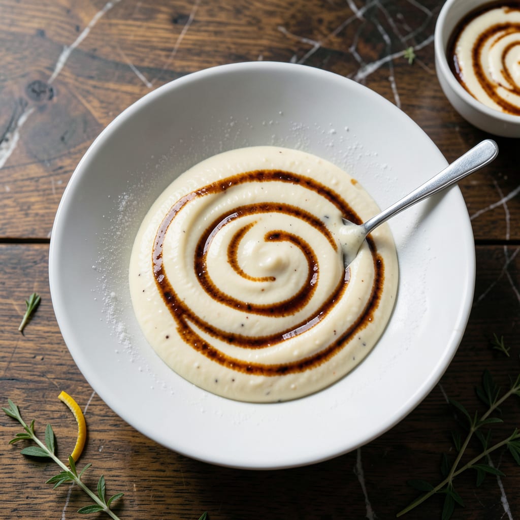 Bourbon Hard Sauce Recipe: Rich Boozy Spread for Holiday Desserts illustration with key details