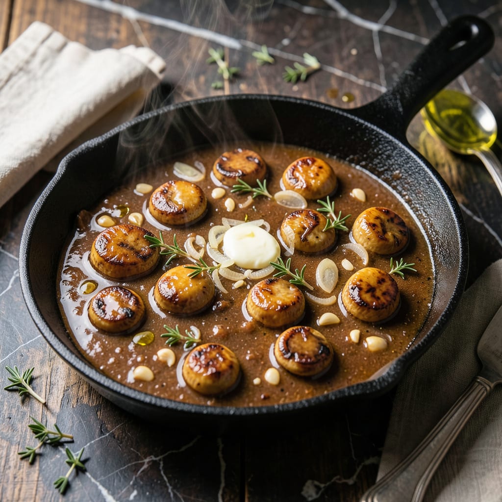 Comprehensive Bourbon Mushroom Sauce Recipe: Rich Umami Depth for Steaks and Pasta visual reference