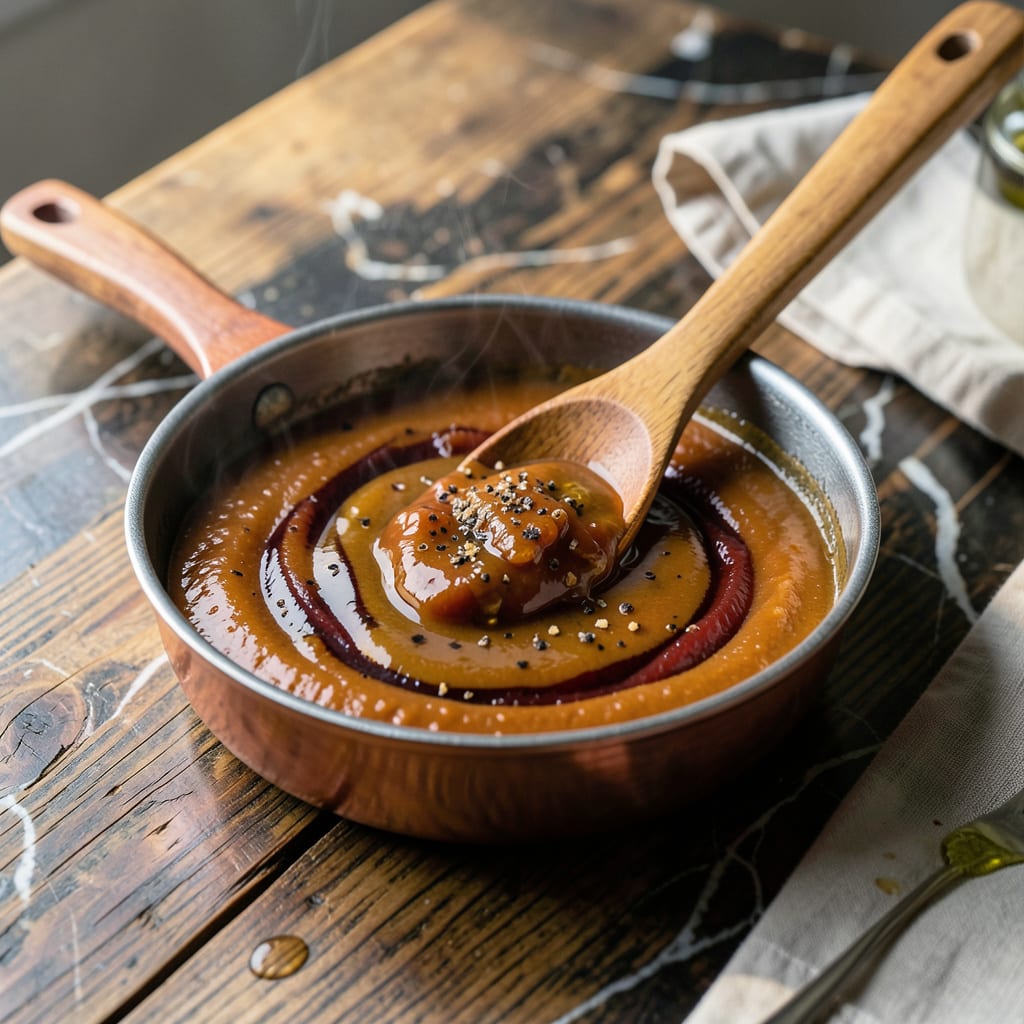 Comprehensive Bourbon Whiskey Sauce Recipe: Rich Oak Infused Glaze for Grilling visual reference