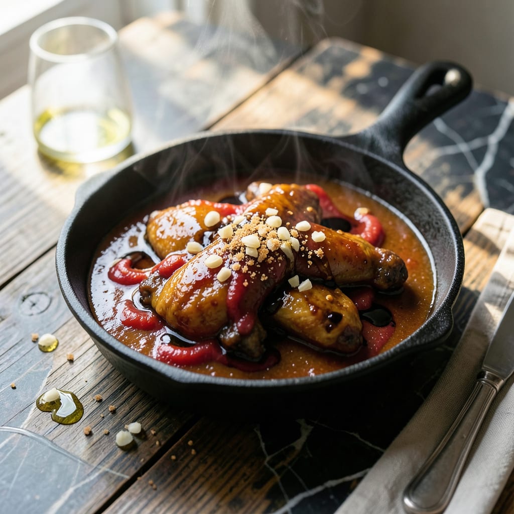 Visual representation of Braised Wing Sauce Recipe: Rich and Glossy Finger Licking Finish