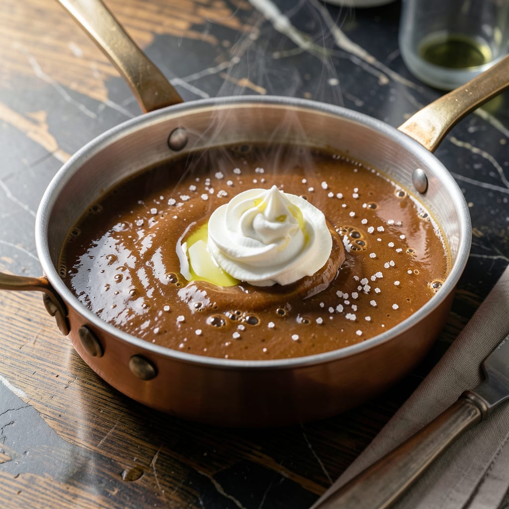 Comprehensive Brandy Cream Sauce Recipe: Luxurious Velvety Finish for Desserts visual reference