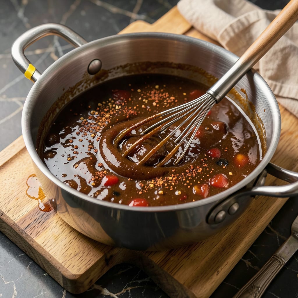 Complete brown sugar bbq sauce recipe overview image