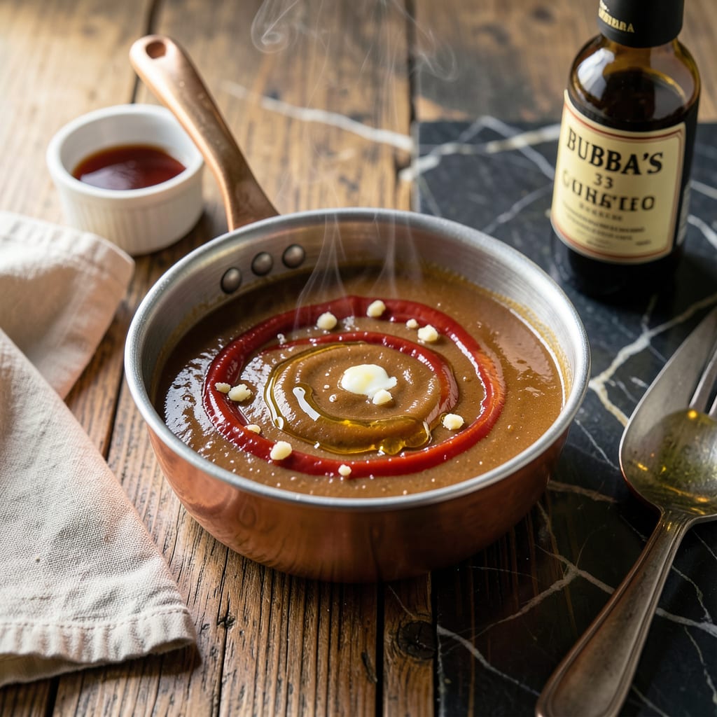 Bubba's 33 Shotgun Sauce Recipe: Bold Spicy Sweet Heat for Wings illustration with key details