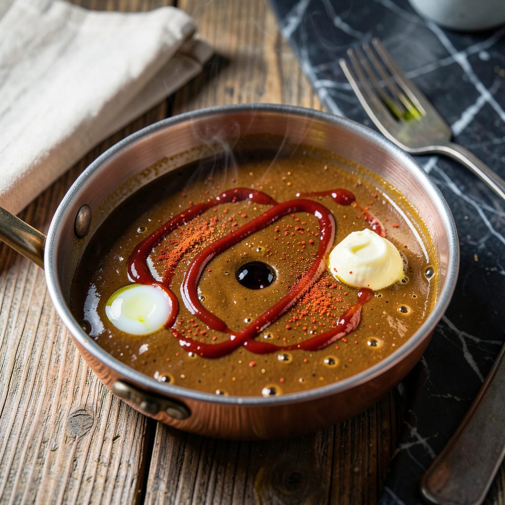 Buffalo Wing Sauce Recipe: Spicy Tangy Kick for Game Day example with annotations