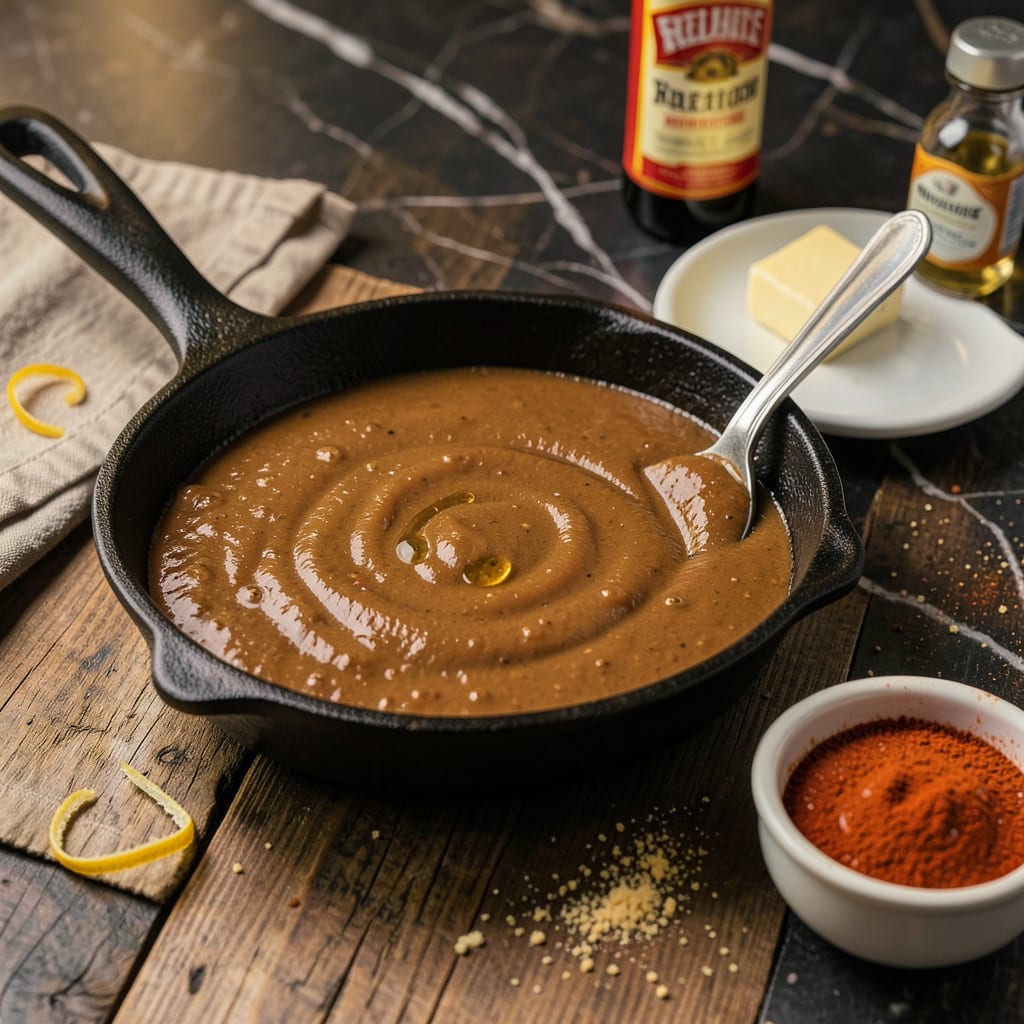 Buffalo Wing Sauce Recipe With Frank's: Tangy, Spicy Perfection for Game Day illustration with key details