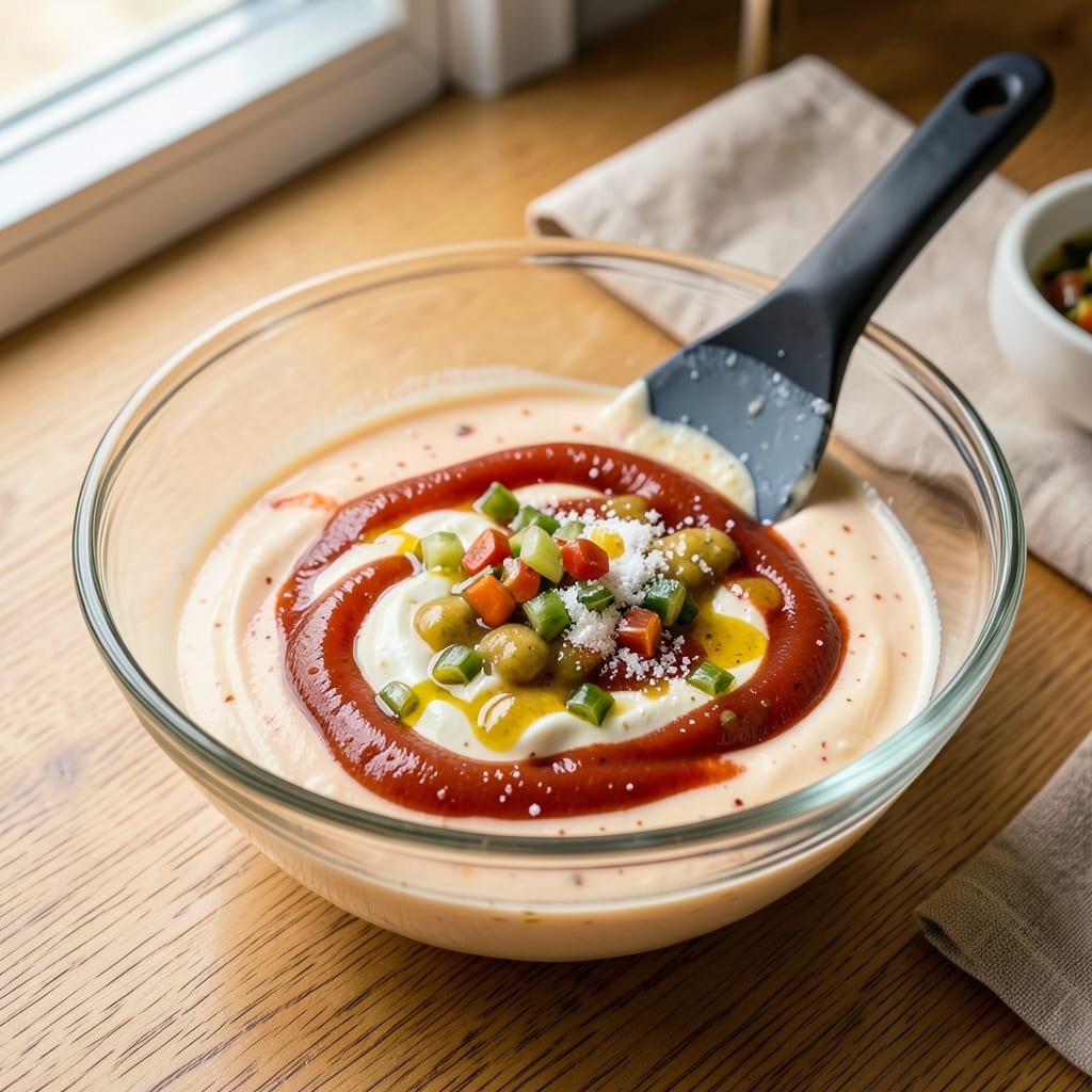 Burger King Sauce Recipe: Tangy Copycat Secret for Homemade Burgers example with annotations