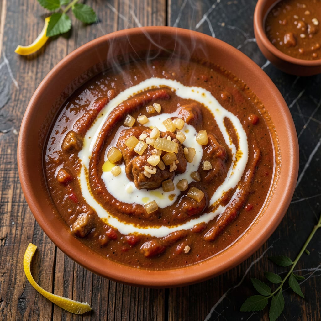 Butter Chicken Curry Sauce Recipe: Velvety Spiced Tomato Cream Base example with annotations