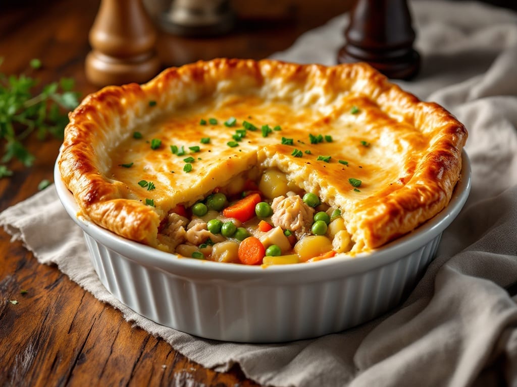 Campbell's Pub-Style Chicken Pot Pie Recipe: Crispy Top, Creamy Filling, One-Pan Magic