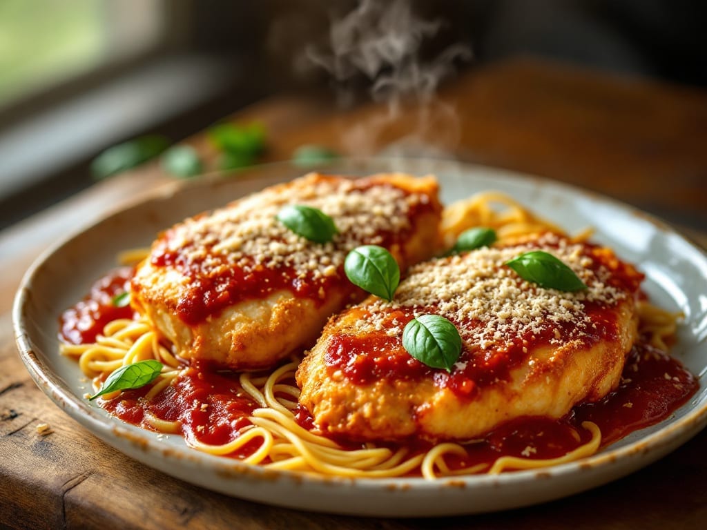 Bobby Flay's Chicken Parmesan Recipe: Crispy Parm Crust With Juicy Centers