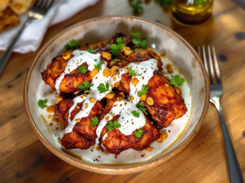 Compow Chicken Recipe: Warm Spiced Yogurt and Cornstarch Crust Magic