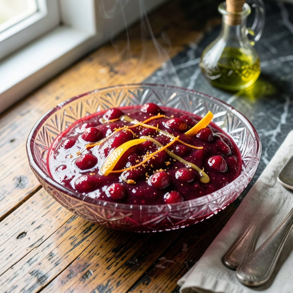 Fancy Cranberry Sauce Recipe: Orange-Zest Infused Elegance