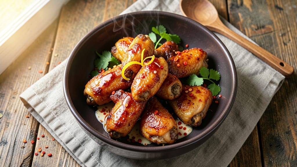 Oven Cooked Chicken Wings Recipe: Honey-Sriracha Glaze That Caramelizes to Sticky Perfection