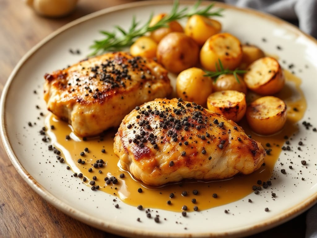 Peppercorn Chicken Recipe: Black Pepper Crunch With Juicy Centers