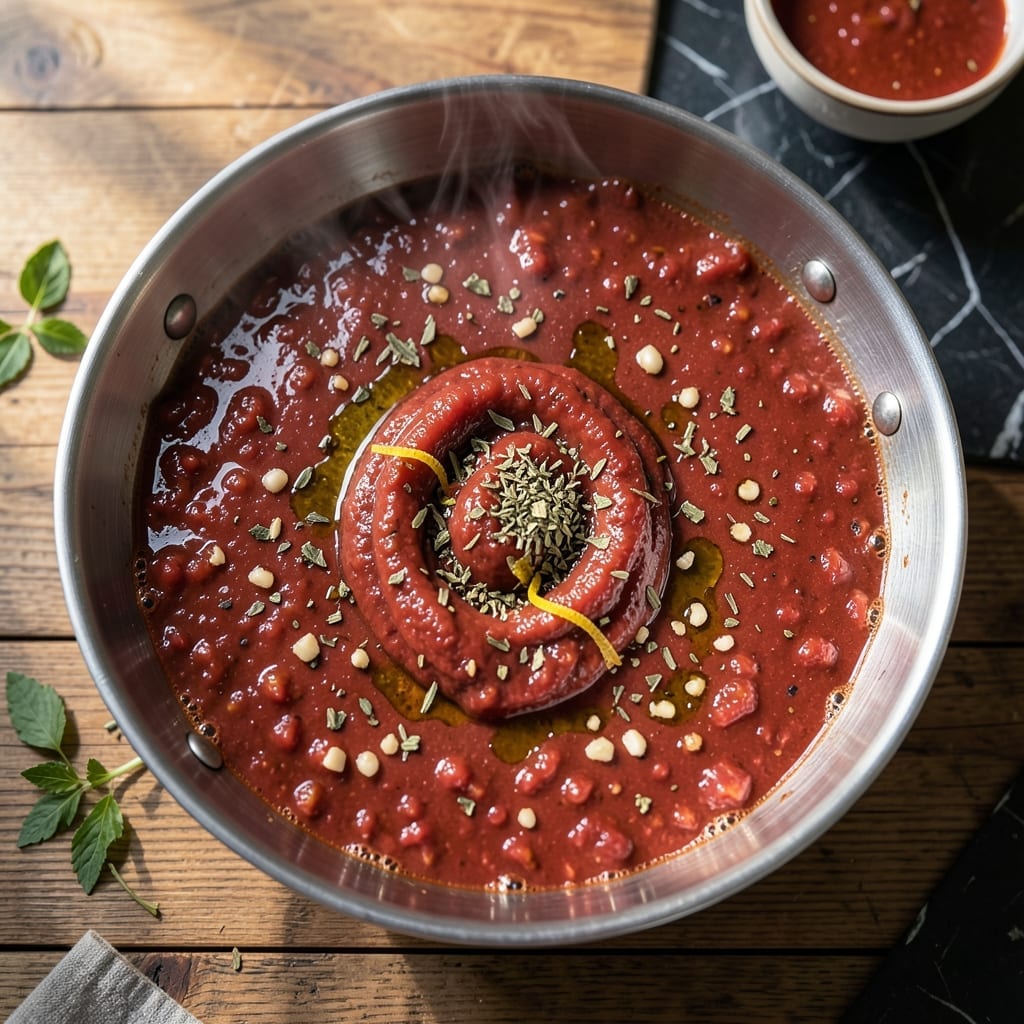 Detroit Style Pizza Sauce Recipe: Thick and Tangy Brick-Cheese Base Detroit Style Pizza Sauce Recipe: Thick and Tangy Brick-Cheese Base