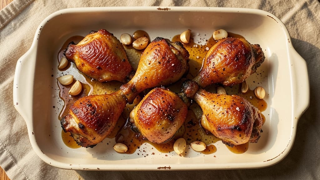 Honey Baked Chicken Drumsticks Recipe: Sticky Glaze That Carries Flavor Deeply
