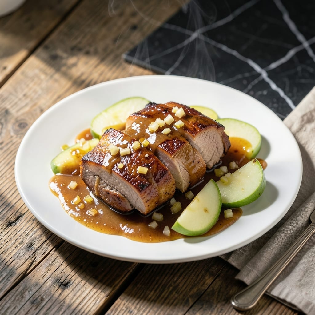Pork in Apple Sauce Recipe: Sweet and Savory Braised Tenderness