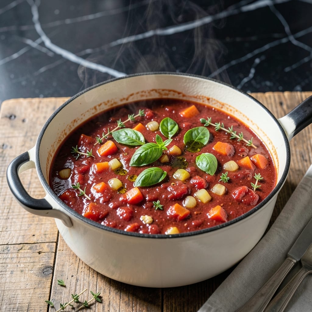 Garden Spaghetti Sauce Recipe: Fresh Herb and Tomato Richness
