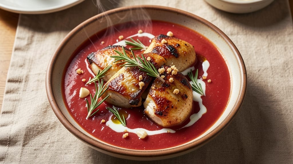 Campbell's Tomato Soup Chicken Cacciatore Recipe: Creamy Tomato Base Meets Italian Herb Roast