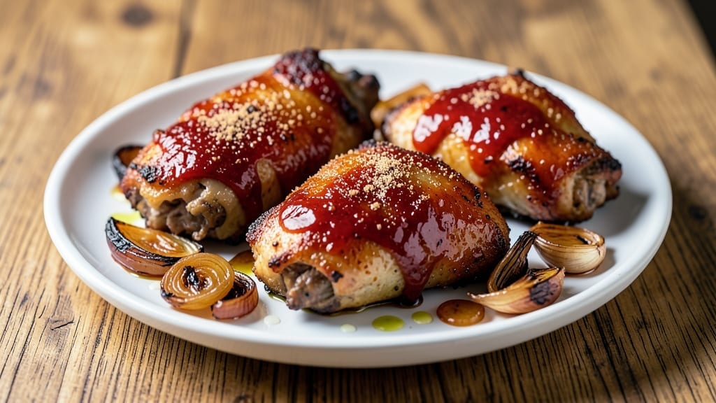 Baked BBQ Chicken Thighs Recipe: Smoky-Sweet Glaze That Carries Through Every Bite Baked BBQ Chicken Thighs Recipe: Smoky-Sweet Glaze That Carries Through Every Bite