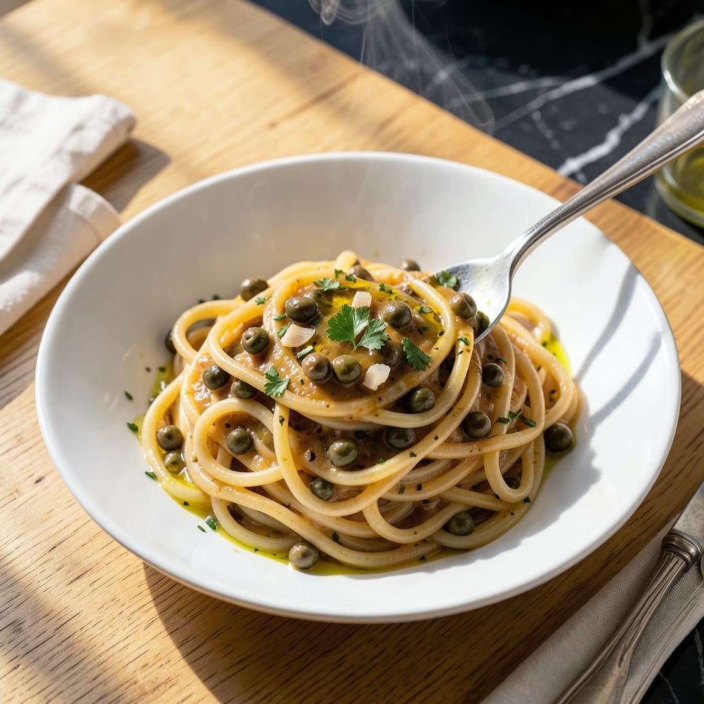 Caper Pasta Sauce Recipe: Zesty Mediterranean Brine for Al Dente Noodles