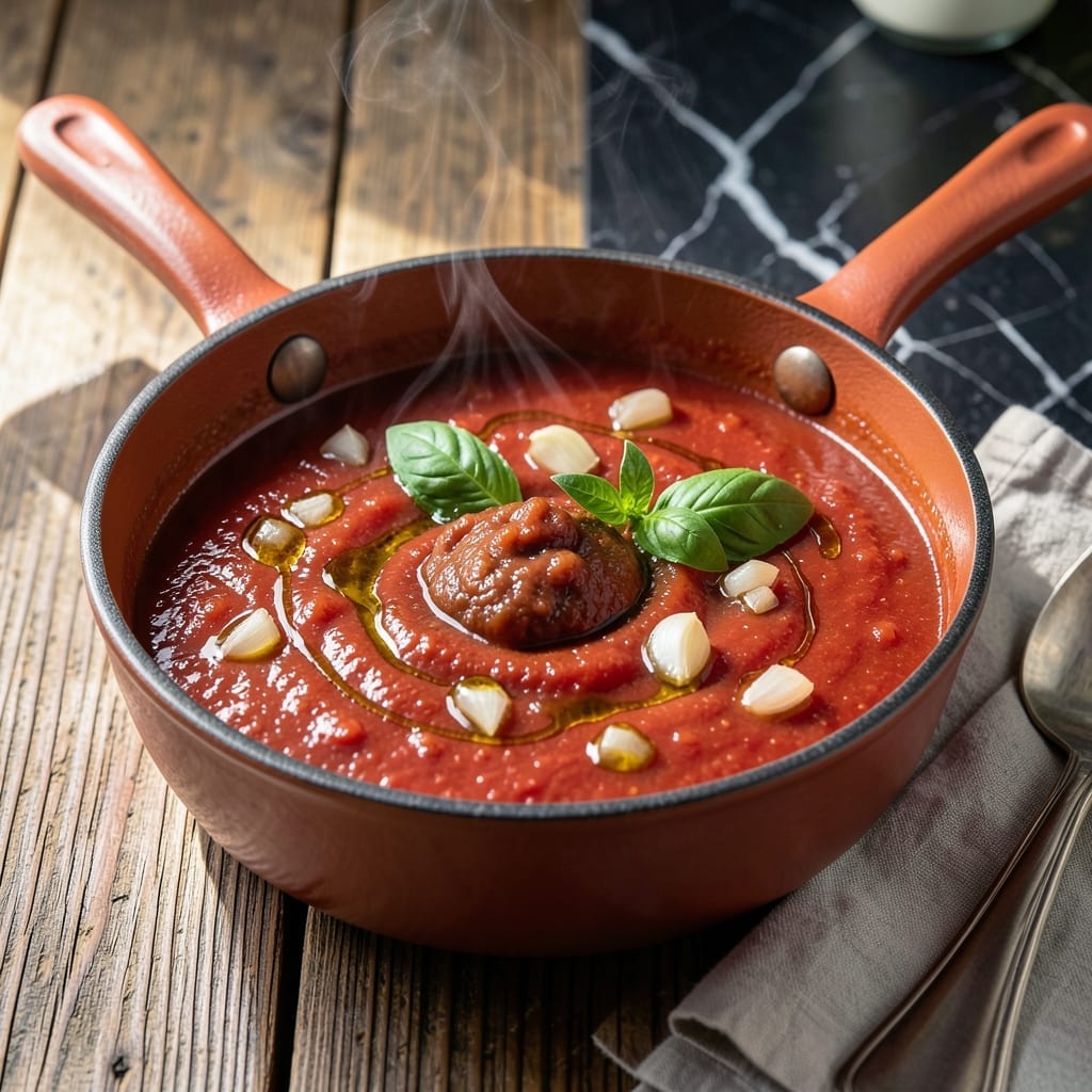 Gourmet Tomato Sauce Recipe: San Marzano Simplicity in Every Jar