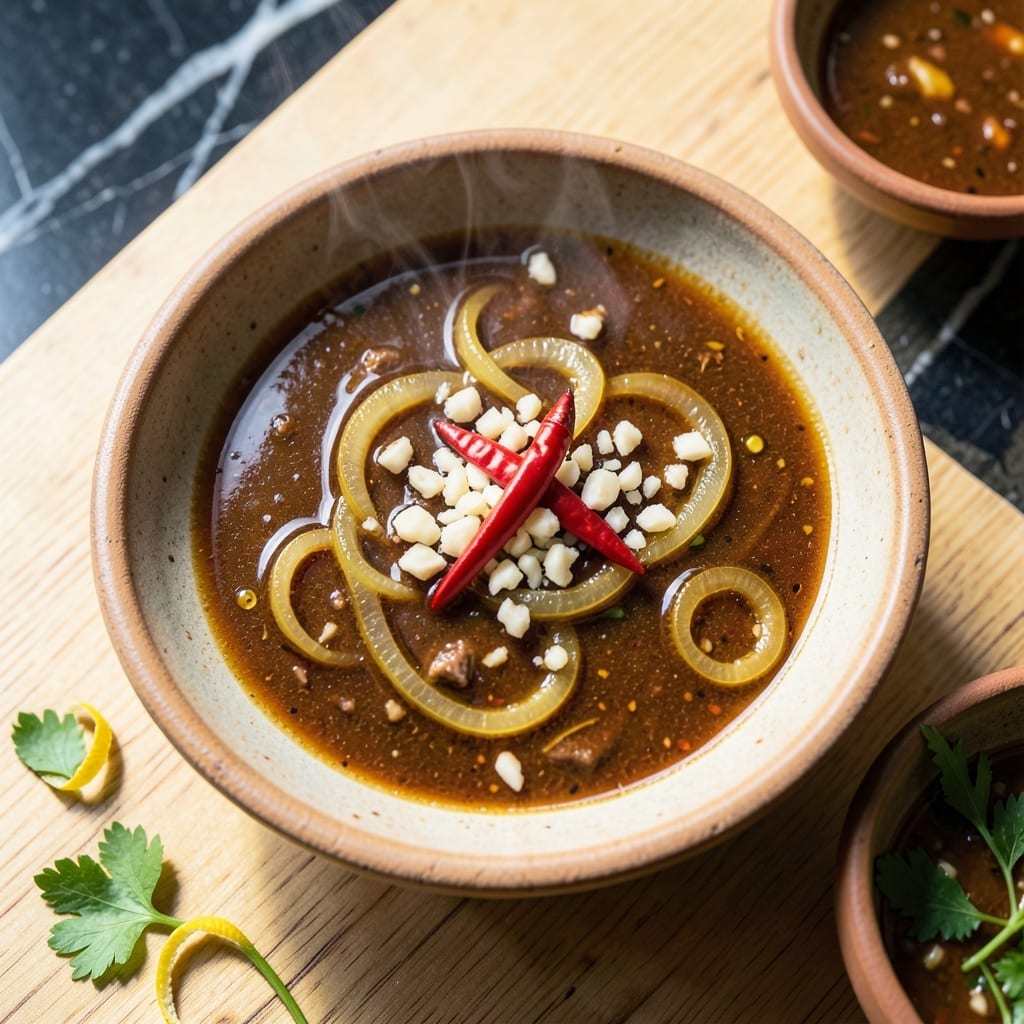 Pork Sisig Sauce Recipe: Tangy Vinegar and Chili Infusion