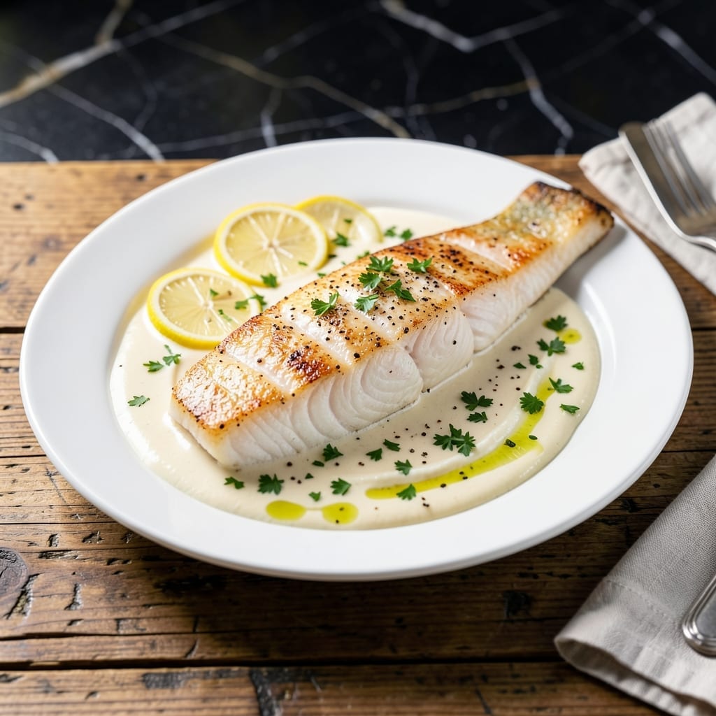 Cod in White Sauce Recipe: Flaky Fish in Silky Herb Cream