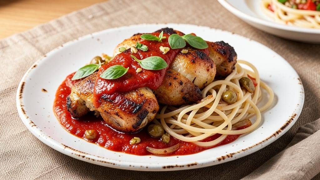 Chicken Salpicao Recipe: Creamy Tomato-Basil Pasta With Crispy Top