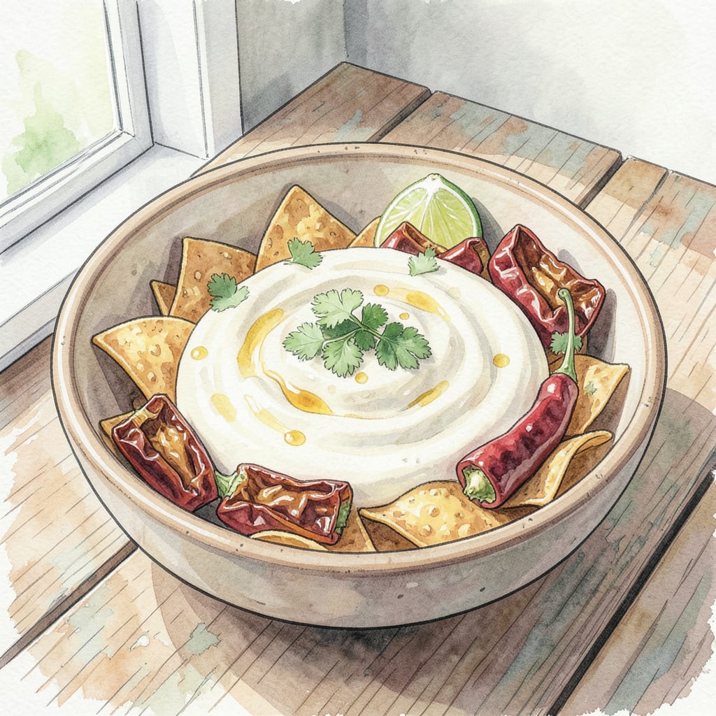 Cafe Mexicali Creamy Habanero Sauce Recipe: Spicy and Creamy Condiment Perfection illustration with key details