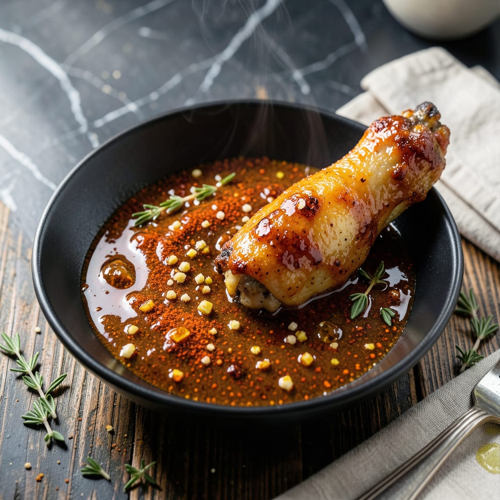 Cajun Chicken Wing Sauce Recipe: Spicy and Smoky Dipping Perfection example with annotations