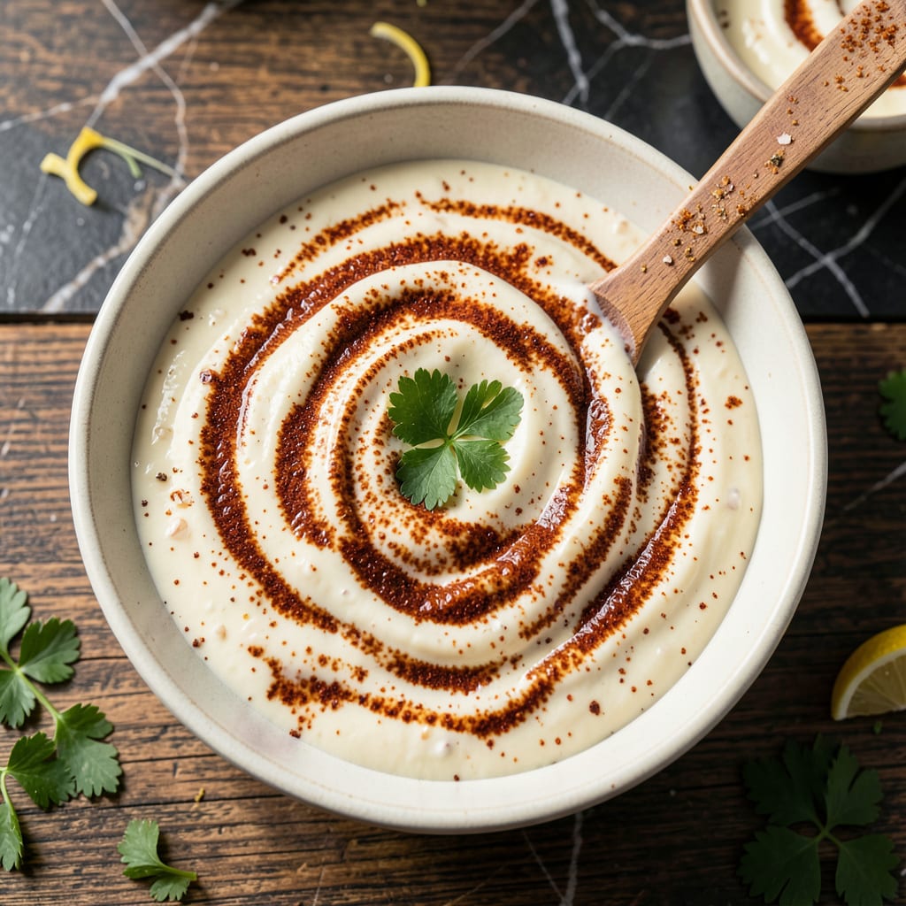 Visual representation of Cajun Ranch Chicken Wing Sauce Recipe: Spicy Creamy Kick for Game Day