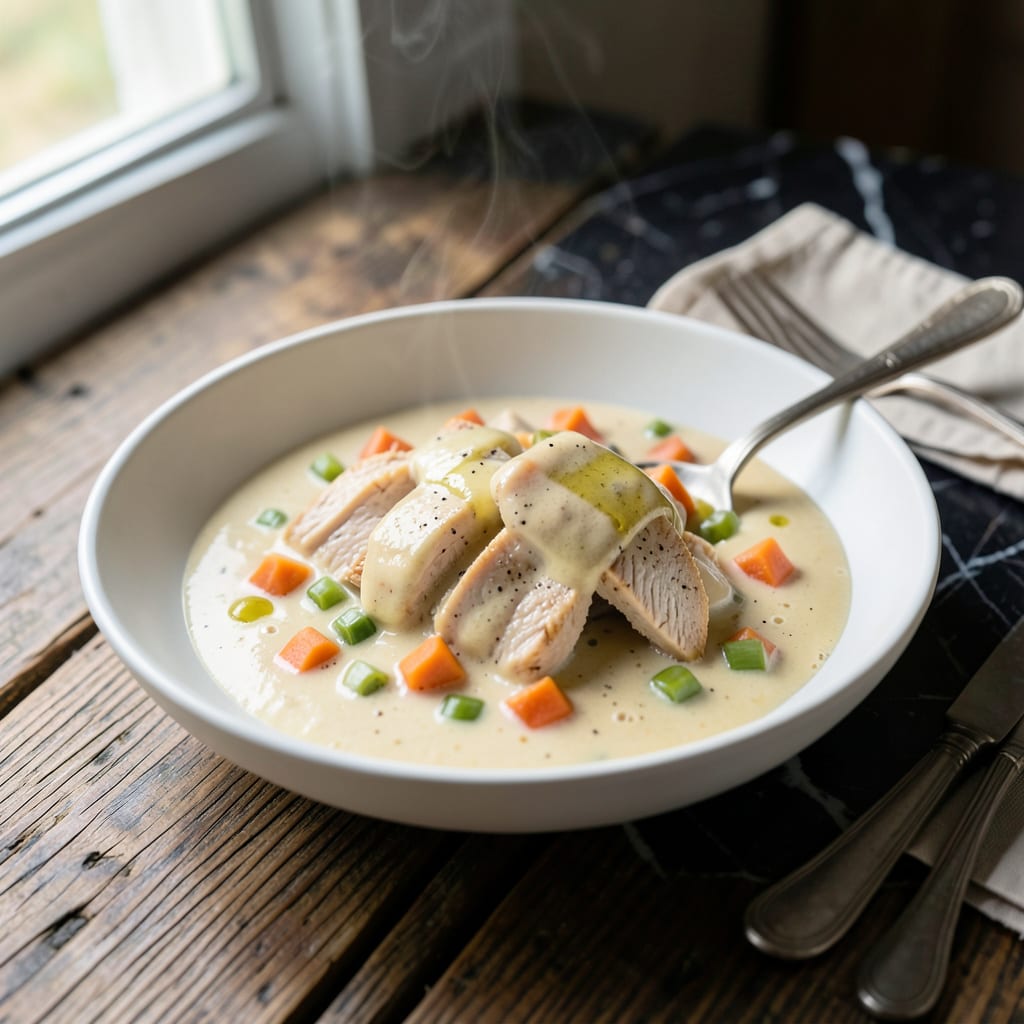 Campbell Cream of Chicken Sauce Recipe: Velvety Base for Casseroles detailed visual guide