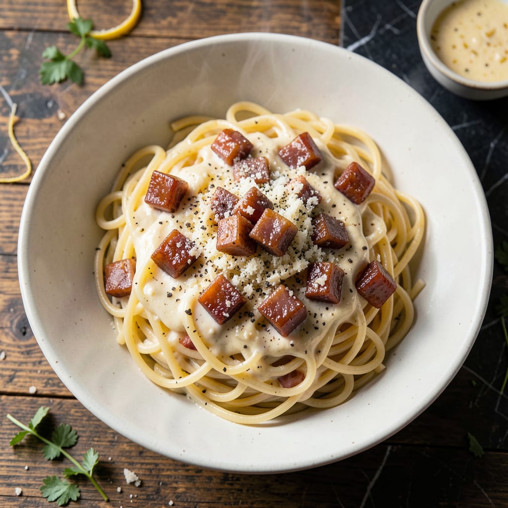 Carbonara Sauce Original Recipe: Roman Tradition With Egg and Pecorino detailed visual guide