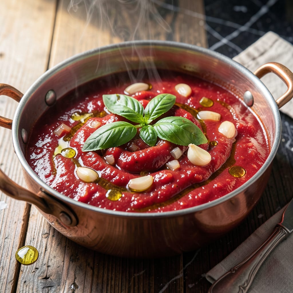 Carmine's Marinara Sauce Recipe: Authentic Italian Simmered Richness example with annotations