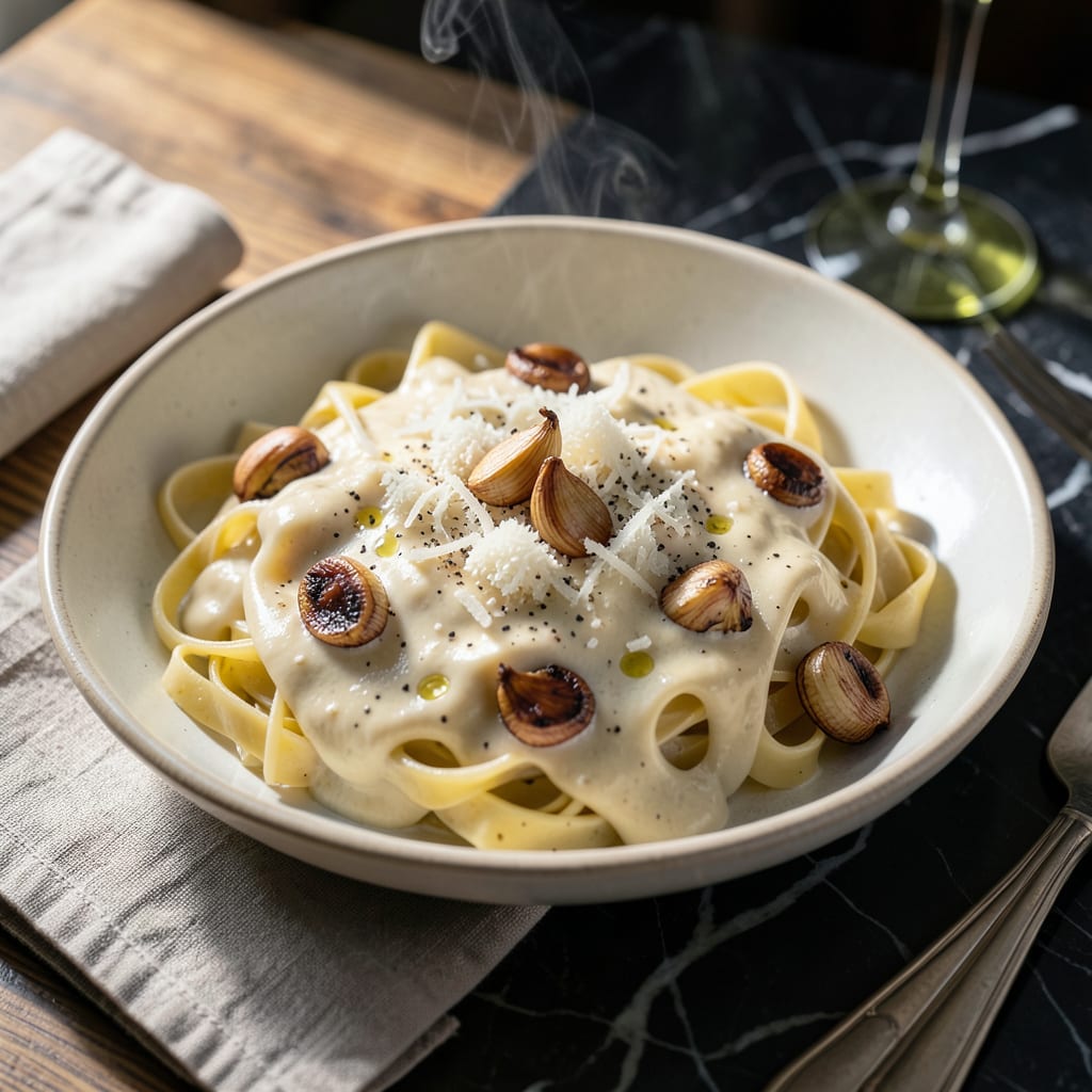 Carrabba's Alfredo Sauce Recipe: Rich Parmesan Cream Sauce for Pasta Night detailed visual guide