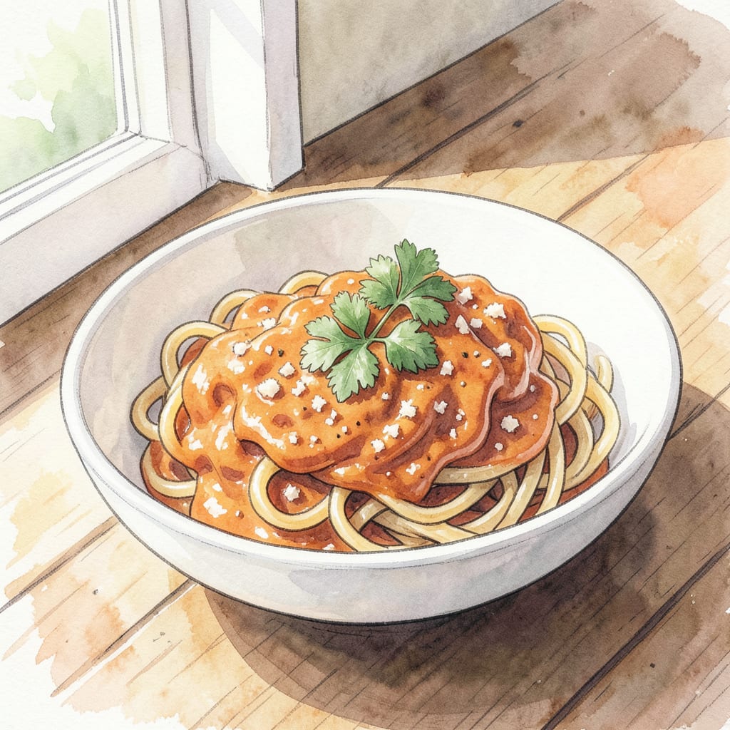 Carrot Pasta Sauce Recipe: Vibrant Vegan Pasta Companion illustration with key details
