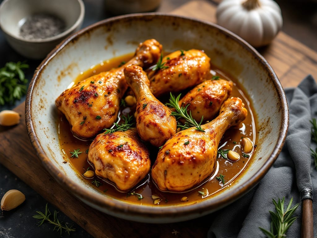 Chicken Drumstick Marinade Recipe: Smoky Garlic-Herb Blend for Crispy Skin