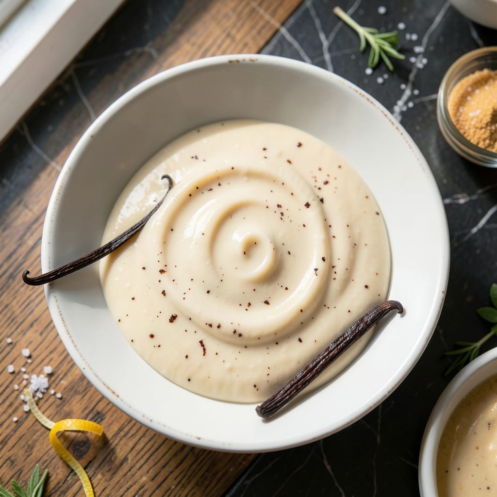 Custard Cream Sauce Recipe: Silky Vanilla-Infused Richness