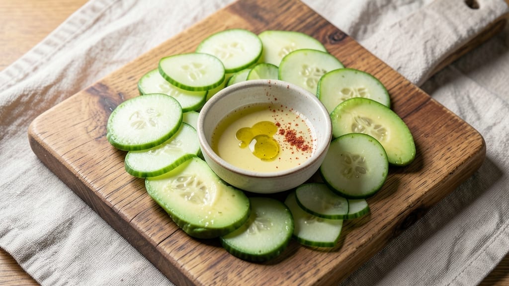 Cool Cucumber Avocado Salad with Lime Dressing